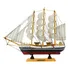 Miniatura Barco Navio Veleiro Madeira Vermelho 25 5x5x30cm