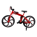 Miniatura Bicicleta Dobrável De Metal 1 10 Bike Mtb