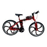 Miniatura Bicicleta Moutain Bike Mini Vermelha Crazy Aero
