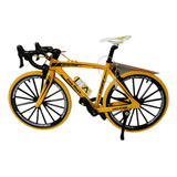 Miniatura Bicicleta Speed Metálica Funcional Replica 1olinha