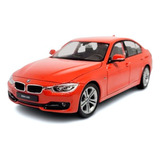 Miniatura Bmw 335i Vermelho Welly 1 24