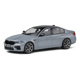 Miniatura Bmw M5 f90 Competition 2022 Cinza Brooklyn 1 43 Solido