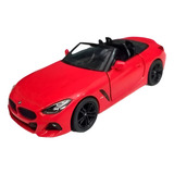 Miniatura Bmw Z4 Conversível Escala 1 34 novo Vermelho