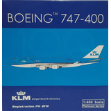 Miniatura Boeing 747 Klm 100 Anos 1 400