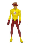 Miniatura Boneco Action Figure Kid Flash Jlu Mattel 10cm C13
