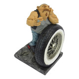 Miniatura Borracheiro Resina Retro Vintage Decorativo