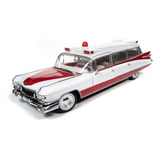 Miniatura Cadillac Eldorado Ambulância 1959 1 18 Auto World