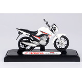 Miniatura Califórnia Toys Moto Honda Cg Titan 160 2016 1 18