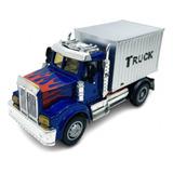 Miniatura Caminhão Americano Baú 1 50