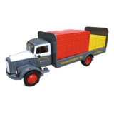 Miniatura Caminhão Antigo Nacional Entrega Bebidas Esc 1 43