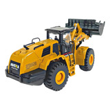 Miniatura Caminhão Basculante Veículo Engenharia Huina 1 60 Cor Pá Carregadora