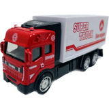 Miniatura Caminhao Bau Truckado