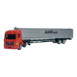 Miniatura Caminhão Carreta Tanque Ou Baú Coleção Metal 15cm