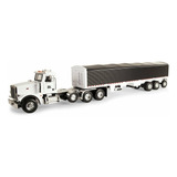 Miniatura Caminhão Carreta Tomy Ertl Peterbilt 367 Semi 1 16