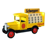 Miniatura Caminhão Chevrolet Van Schweppes Corgi 1 55 S emb