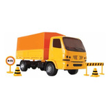 Miniatura Caminhão De Transito Urban Carrinho Brinquedo Roma