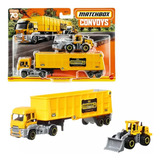 Miniatura Caminhão Ford C Trator Carregadeira Matchbox