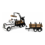 Miniatura Caminhão Fueiro Ertl Peterbilt Big Farm 367 1 16 Cor Branco