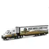 Miniatura Caminhão Greenlight Kenworth Indianapolis 1/64 Cor Branco/dourado