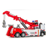 Miniatura Caminhão Guincho Tipo Volvo Metal Escala 1 43