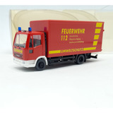 Miniatura Caminhao Iveco Eurocargo Baú 1 87 Wiking