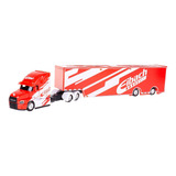 Miniatura Caminhão Mack Anthem Eibeach 1 64 Vermelho Maisto