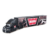 Miniatura Caminhão Mack Anthem Warn 1 64 Preto Maisto 12418