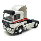 Miniatura Caminhão Mercedes 1838 Sk Ii 1994 1 18 Mcg Prata