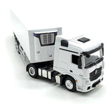 Miniatura Caminhão Mercedes Actros E Baú Frig Carrier 1 50