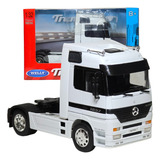 Miniatura Caminhão Mercedes Actros Tractor 18cm 1 32 Welly