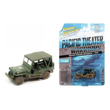 Miniatura Caminhão Militar Wwii Jeep Willys Johnny Lightning