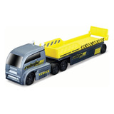 Miniatura Caminhao Prancha Cinza