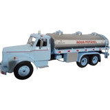 Miniatura Caminhão Scania 111 Azul Tanque Água Potável