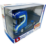 Miniatura Caminhão Scania 770s V8 Azul Burago 1 43