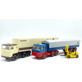 Miniatura Caminhao Scania Henschel Empilhadeira 1 87 Wiking