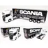 Miniatura Caminhão Scania Highline + Carreta Personalizada Cor Highline Branco