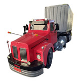 Miniatura Caminhão Scania Jacaré Cabine Curta bug Container