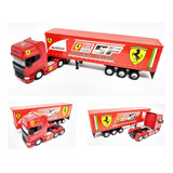 Miniatura Caminhão Scania R730 Carreta Bau E Tanque 1 64 Cor Ferr