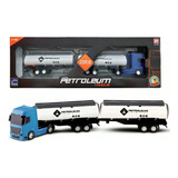 Miniatura Caminhão Tanque De Combustível Carreta Full