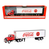 Miniatura Caminhao Trailer Coca