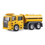 Miniatura Caminhão Transporte De Água Laranja 1 50 Hy Truck