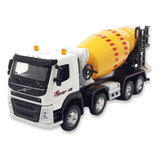 Miniatura Caminhão Volvo Betoneira Som E Luzes Escala 1 50