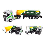 Miniatura Caminhão Volvo Fh500 Carreta Escala 1 64 25 Cm
