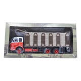 Miniatura Caminhões Brasileiros Fnm Fiat 180 Cana Vermelho