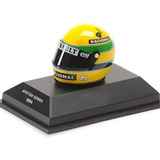 Miniatura Capacete Ayrton Senna 1 8 Minichamps 84 85 88 90 9 Cor Última Corrida 01 05 1994 Ímola
