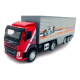 Miniatura Carreta Baú Volvo Luz E Som 1 50