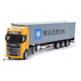 Miniatura Carreta Scania Container Escala 1 50 Maersk