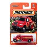 Miniatura Carrinho Bombeiro Matchbox Freightliner M2 106 Cor Matchbox Bombeiro