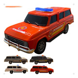 Miniatura Carrinho Chevrolet Veraneio Bombeiro Policia