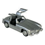 Miniatura Carrinho D Ferro Mercedes Sl Fricção Abre Portas